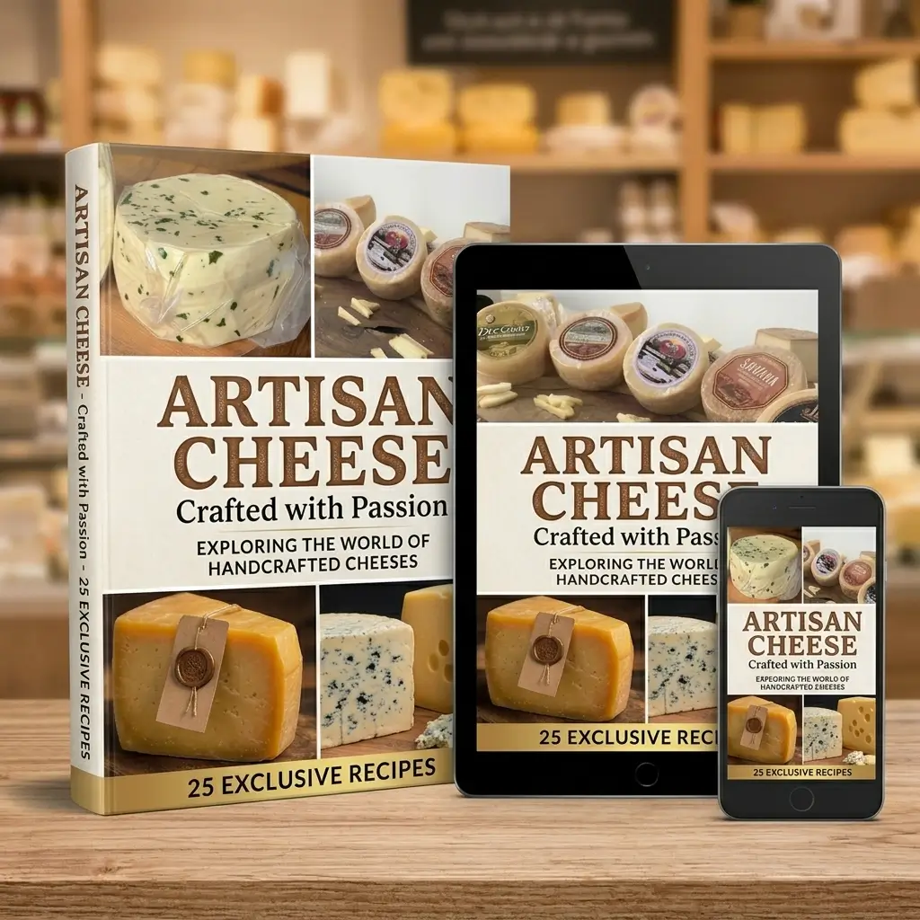 Artisan Cheese — Crafted with Passion: 25 exclusive recipes book and app mockups